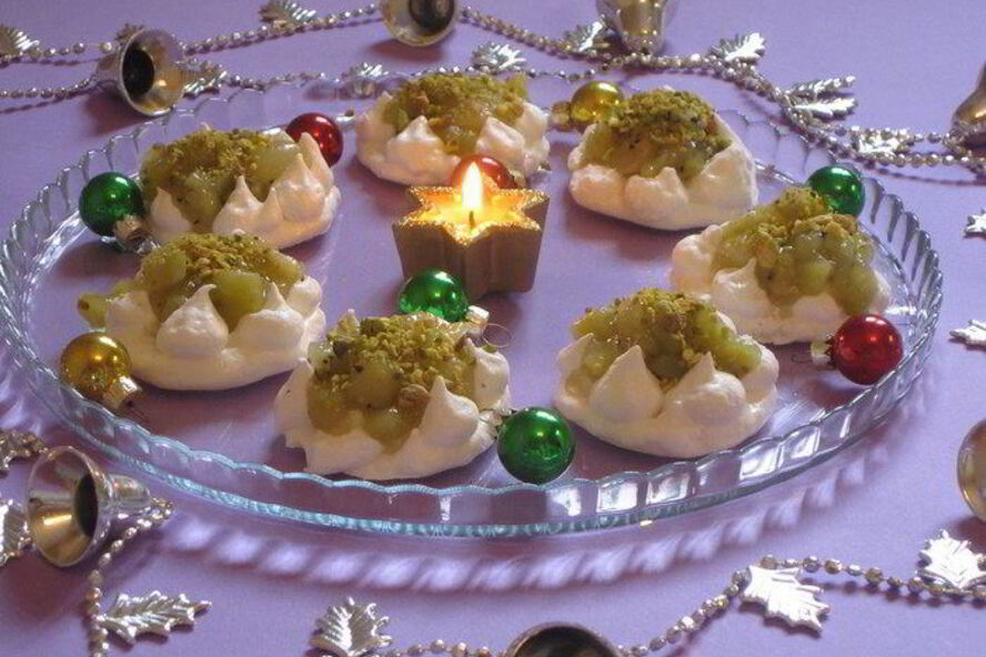 Рецепт пирожного-безе загадочный поцелуй