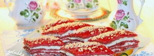 пирожное красный бархат. Шаг 16