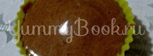 пирожное шоколадное с кокосово-творожной начинкой. Шаг 2