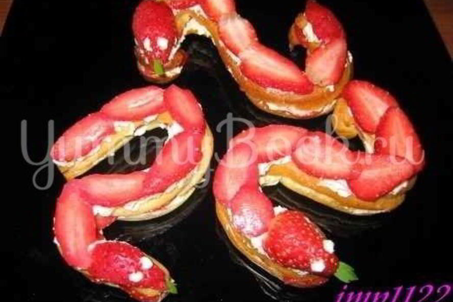 Рецепт пирожного змейки