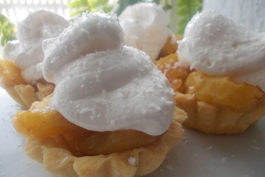 Рецепт пирожных с карамельными яблочками и белковым кремом подарок для себя