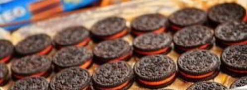 пирожные с шоколадными печеньями и m&m's. Шаг 3