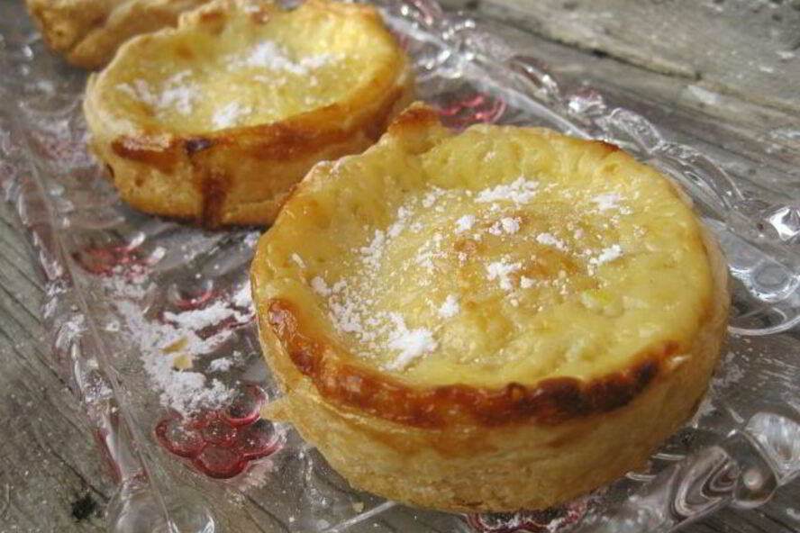 Рецепт португальских сливочных пирожных