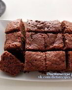 Шоколадный брауни в микроволновке