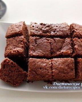 Шоколадный брауни в микроволновке