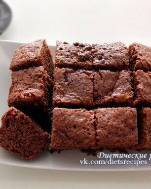 Шоколадный брауни в микроволновке