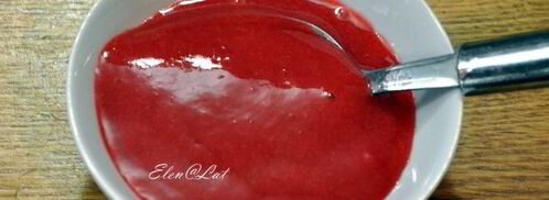 яблочное пирожное с меренгой и малиновым соусом. Шаг 6