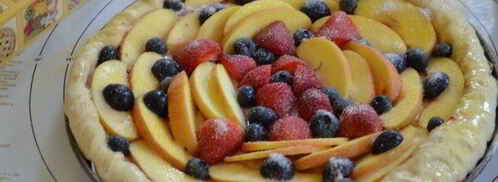 фруктовая пицца. Шаг 4