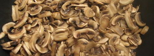 мини-пиццы с грибами. Шаг 2