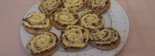 мини-пиццы с грибами. Шаг 5