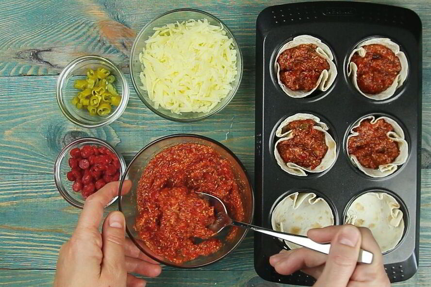 Рецепт мини-пицц