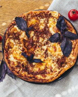 Пицца болоньезе