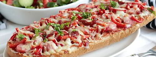 пицца из батона. Шаг 8