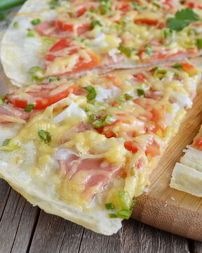 Пицца на лаваше в духовке