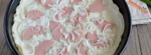 пицца на лаваше в духовке. Шаг 3