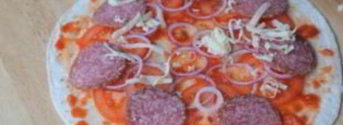 пицца на лаваше. Шаг 3