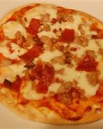 Пицца на лепешке пита