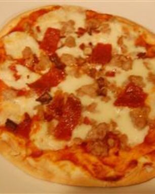 Пицца на лепешке пита