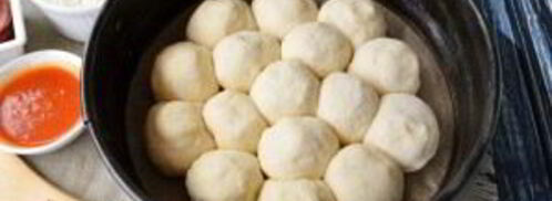 пицца на шариках из теста. Шаг 3