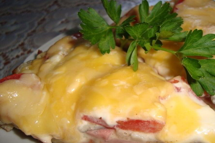 Рецепт пиццы на сковороде из батона