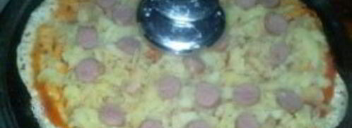 пицца на сковороде из батона. Шаг 8