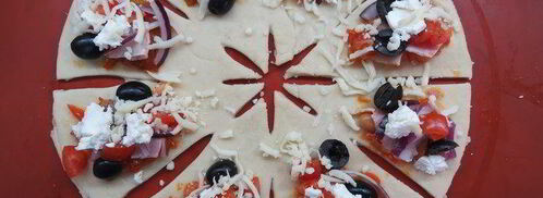 пицца рождественский венок. Шаг 13