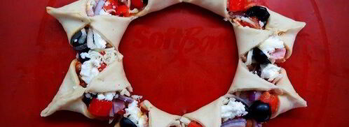 пицца рождественский венок. Шаг 14