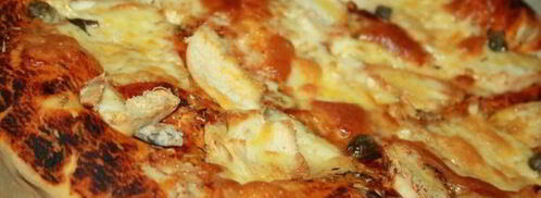 пицца с курицей и каперсами. Шаг 6