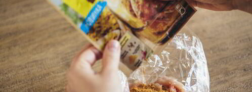 пицца с курицей карри на слоеном тесте. Шаг 4