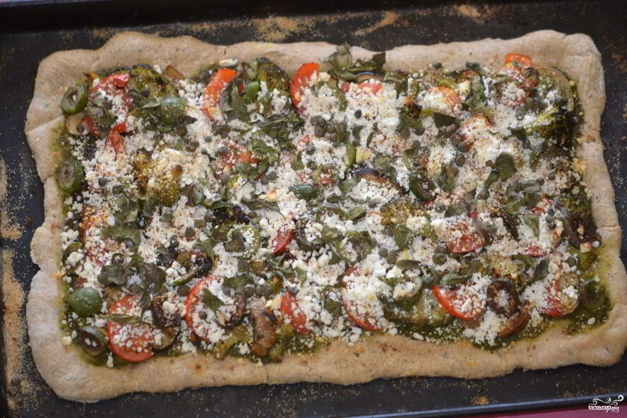 Рецепт пиццы с сырными бортиками