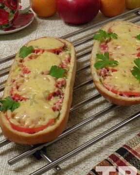 Пицца в батоне