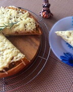 Тыквенная пицца с розмарином