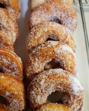 Бисквитные пончики