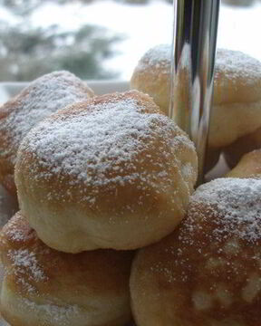 Лимонные пончики