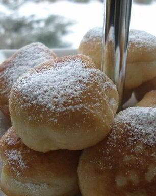 Лимонные пончики