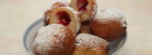 пончики с вишней. Шаг 4