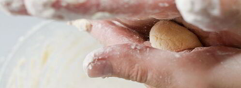 творожные пончики в сахарной пудре. Шаг 3