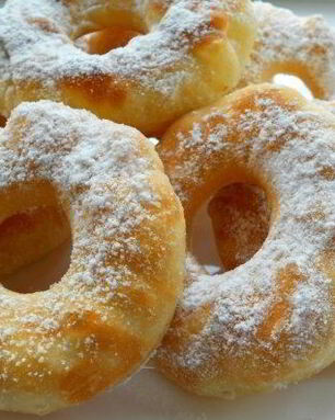 Вкусные пончики на кефире