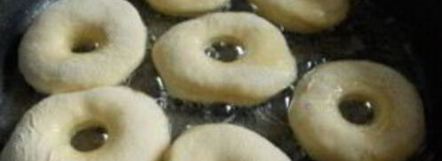 вкусные пончики на кефире. Шаг 7