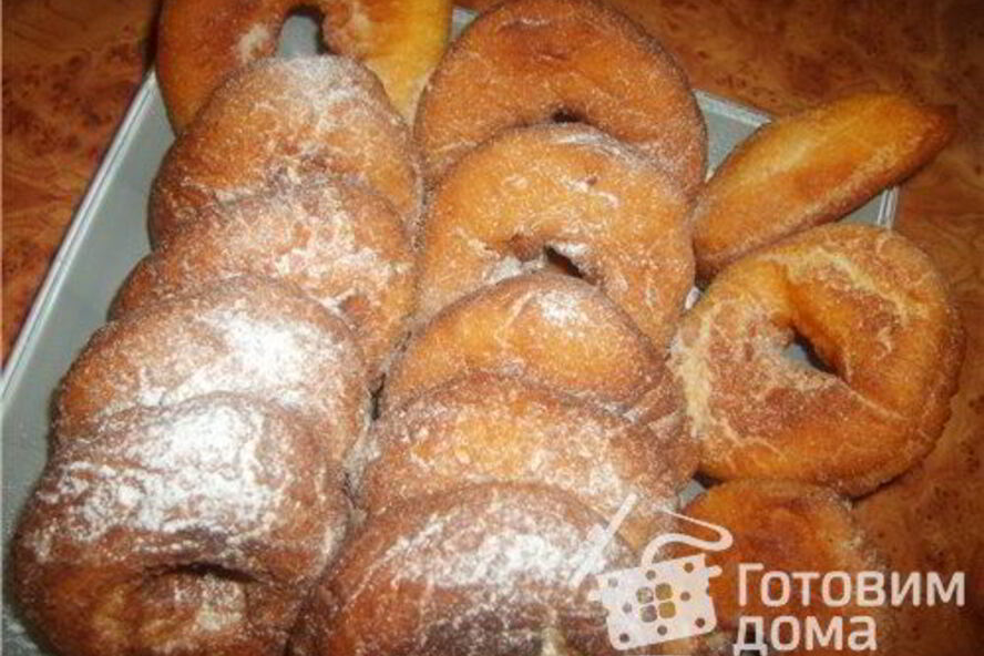 Рецепт воздушных пончиков на сгущеном молоке