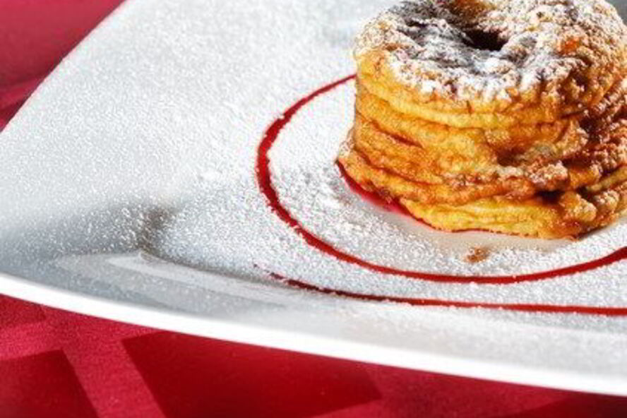 Рецепт яблочных пончиков