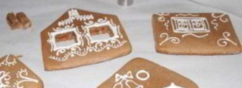 глазурь для пряничного домика. Шаг 6