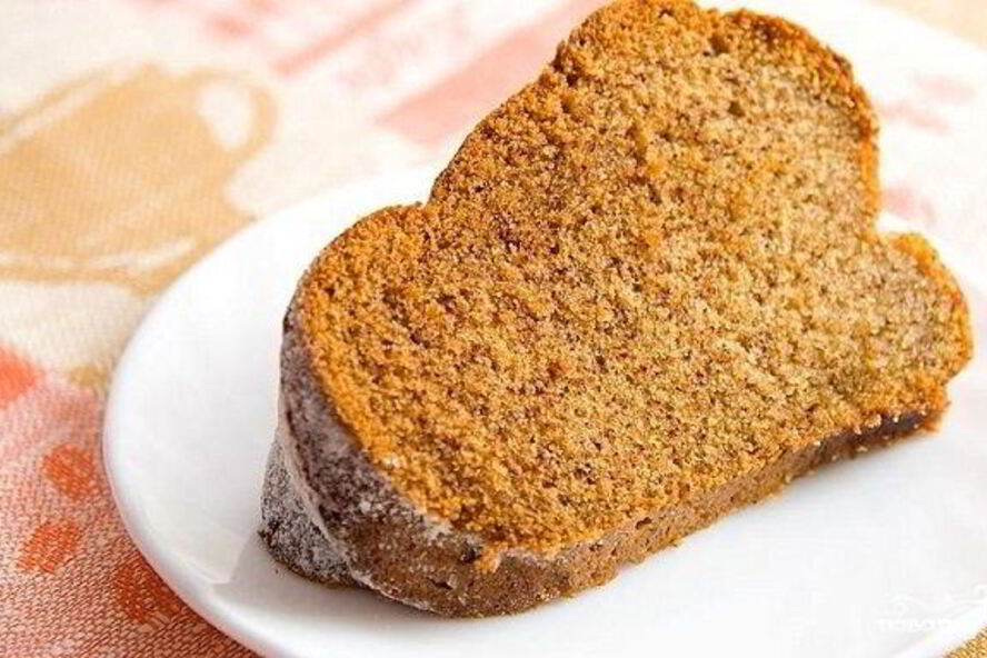 Рецепт коврижки с бананом