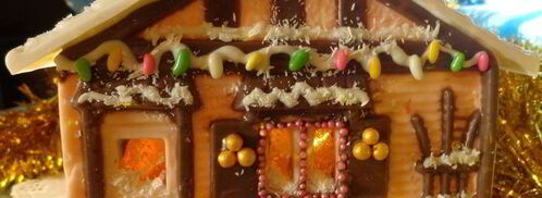 шоколадно-пряничный домик. Шаг 10