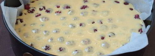 малиновая шарлотка. Шаг 3