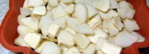 шарлотка на маргарине с яблоками. Шаг 5