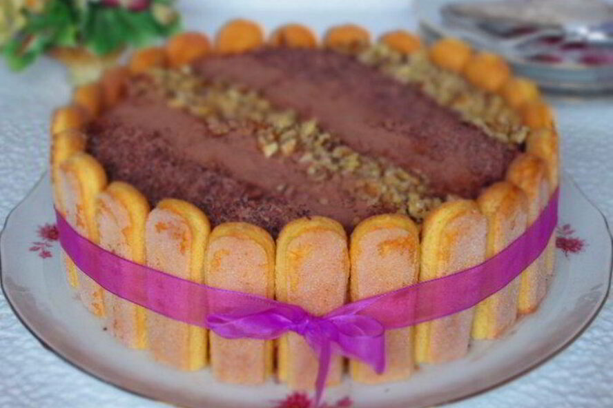 Рецепт шарлотки ореховое тирамису