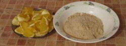 шарлотка с апельсинами. Шаг 3