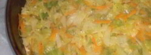 шарлотка с капустой. Шаг 4