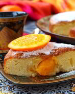 Шарлотка с мандаринами